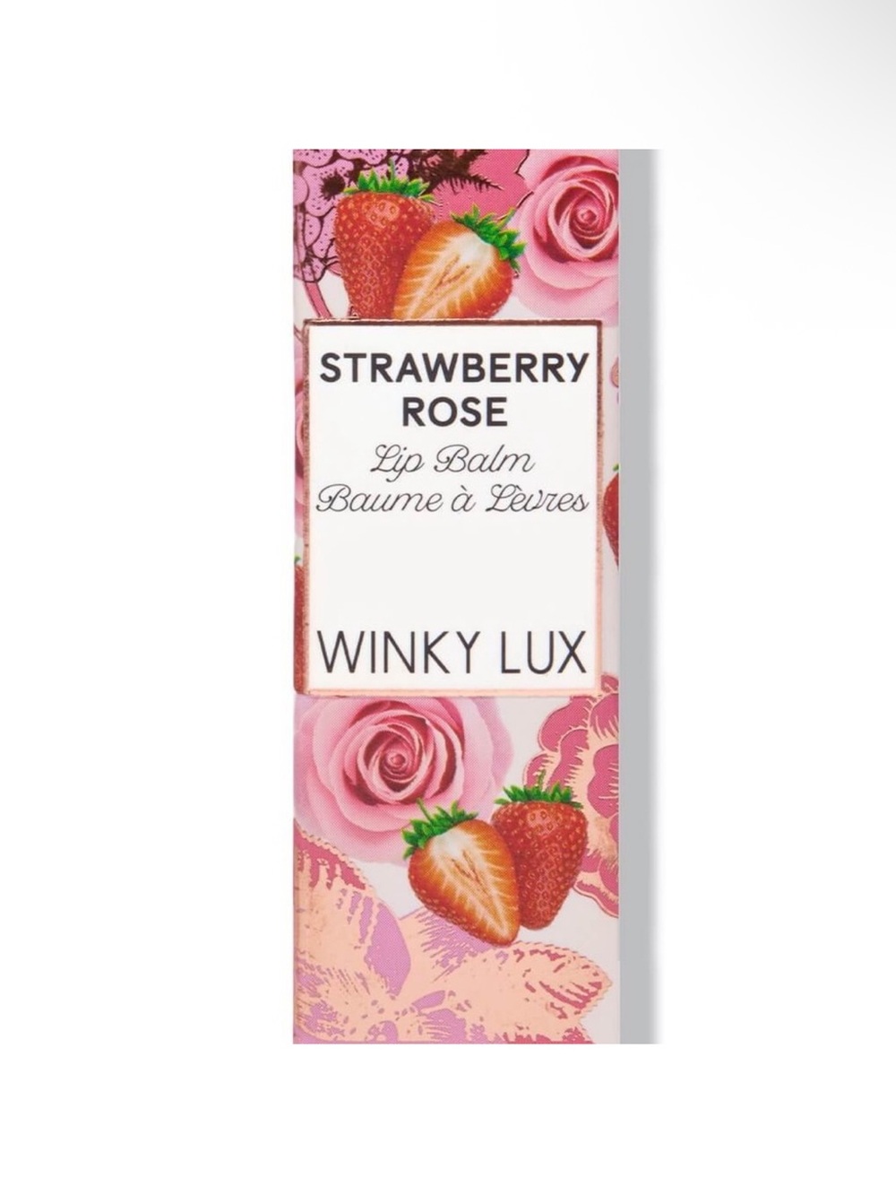 Winky Lux Strawberry Rose Lip Balm NEW